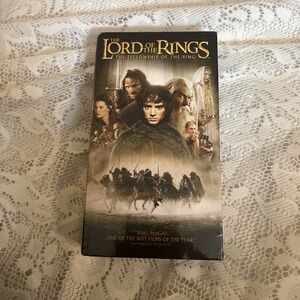 The Lord Of The Rings The Fellowship Of The Rings VHS Tape 2002 New Sealed